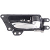 Interior Door Handle Chrome Lever Right Rear Black Housing - image 1