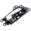 Interior Door Handle Chrome Lever Right Rear Black Housing - image 3