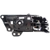 Interior Door Handle Chrome Lever Rear Left Black Housing - image 2