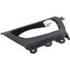 Interior Door Handle Chrome Lever Right Rear Black Housing - image 3