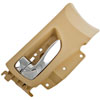 Interior Door Handle Chrome Lever Front Right Beige Housing - image 3