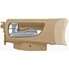 Interior Door Handle Chrome Lever Right Rear Beige Housing - image 1