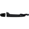Exterior Door Handle Rear Left Smooth Black - image 2