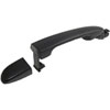 Exterior Door Handle Rear Left Smooth Black - image 3