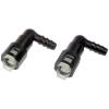 90 Degree Fuel Line Connector/Adapter 5/16" Steel to 5/16" (8mm) Nylon Tubing