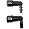 90 Degree Fuel Line Connector/Adapter 5/16" Steel to 5/16" (8mm) Nylon Tubing - image 2