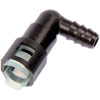 Fuel Line Quick Connector 3/8 in. Steel to 3/8 in. Nylon Tubing [90 Degree] - image 1