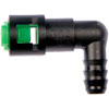Fuel Line Connector/Adapter 90 Degree 5/16" Steel to 3/8" (10mm) Nylon Tubing - image 2