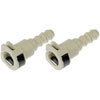 Fuel Line Connectors 3/8" Steel to 3/8" Nylon Tubing