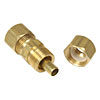 Fuel Line Unions Adapts 1/4 in.,  5/16 in., 3/8 in. Nylon to Steel Tubing - image 1