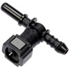 Quick Connector 5/16 In. Steel TEE to 6mm with O-ring - image 1
