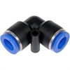 Nylon Connector 90 degree 3/8 in - image 1