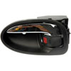 Interior Door Handle Front/Rear Left Chrome Lever/Dark Grey Housing - image 2