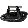 Exterior Door Handle Rear Right Smooth Black - image 3
