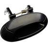 Exterior Door Handle Rear Right Smooth Black - image 1
