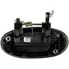 Exterior Door Handle Rear Right Smooth Black - image 3