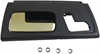 Interior Door Handle Front Left Kit Chrome Lever Black Housing - image 1