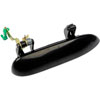 Exterior Door Handle Front/Rear Right Smooth Black - image 1