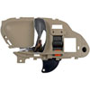 Interior Door Handle Front Left/Right Textured Beige w/Chrome lever - image 2