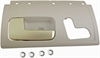 Interior Door Handle Front Left Kit Chrome Lever Beige Housing - image 1
