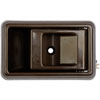 Interior Door Handle Front Left Smooth Brown - image 2
