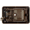Interior Door Handle Front Left Smooth Brown - image 3