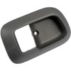 Interior Door Handle Front Right Bezel Textured Gray - image 1