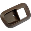Interior Door Handle Front Right Bezel Textured Brown - image 1