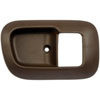 Interior Door Handle Front Right Bezel Textured Brown - image 2
