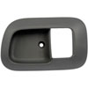 Interior Door Handle Front Left Bezel Textured Gray - image 2
