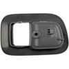 Interior Door Handle Front Left Bezel Textured Gray - image 3