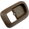 Interior Door Handle Front Left Bezel Textured Brown - image 1