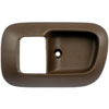 Interior Door Handle Front Left Bezel Textured Brown - image 2