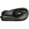 Interior Door Handle Rear Left Smooth Black - image 2