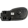 Interior Door Handle Rear Right Smooth Black - image 3