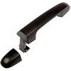Exterior Door Handle Front Right/Left Smooth Black - image 3