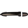 Exterior Door Handle Rear Right/Left Smooth Black - image 1