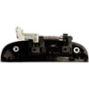 Exterior Door Handle Rear Left Smooth Black - image 2
