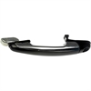 Exterior Door Handle Front Left Black/Chrome - image 1