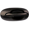 Exterior Door Handle Rear Right Smooth Black - image 1