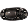 Exterior Door Handle Rear Right Smooth Black - image 2