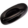 Exterior Door Handle Rear Left Smooth Black - image 3