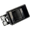 Interior Door Handle Front Left/Right Smooth Black - image 1