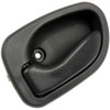 Interior Door Handle Front/Rear Left Textured Dark Gray - image 1