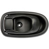 Interior Door Handle Front/Rear Left Textured Dark Gray - image 2