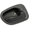 Interior Door Handle Front/Rear Right Textured Dark Gray - image 1