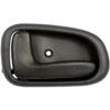 Interior Door Handle Front/Rear Left Textured Dark Gray - image 2