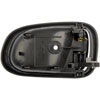 Interior Door Handle Front/Rear Left Textured Dark Gray - image 3