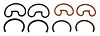 U-Joint Retainer Assortment 8/pkg - image 1