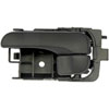 Interior Door Handle Front/Rear Left Smooth Black - image 1